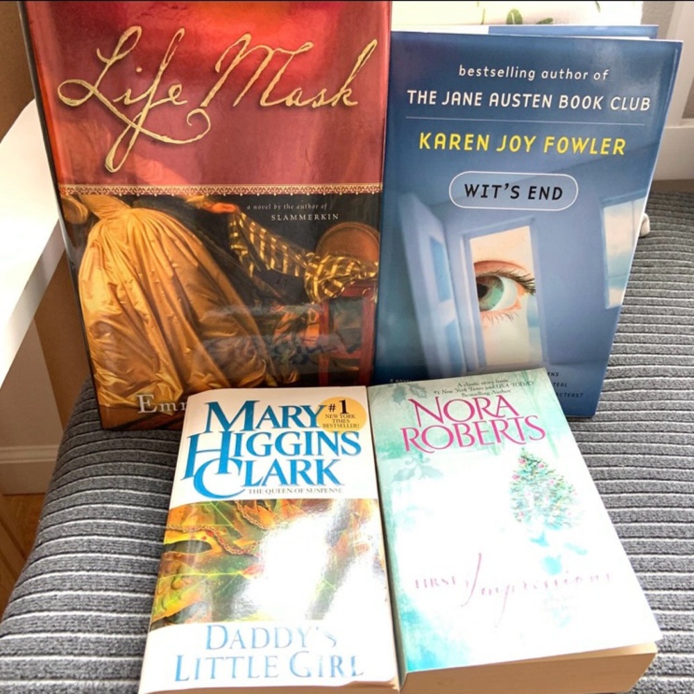Set of Four Fiction Books